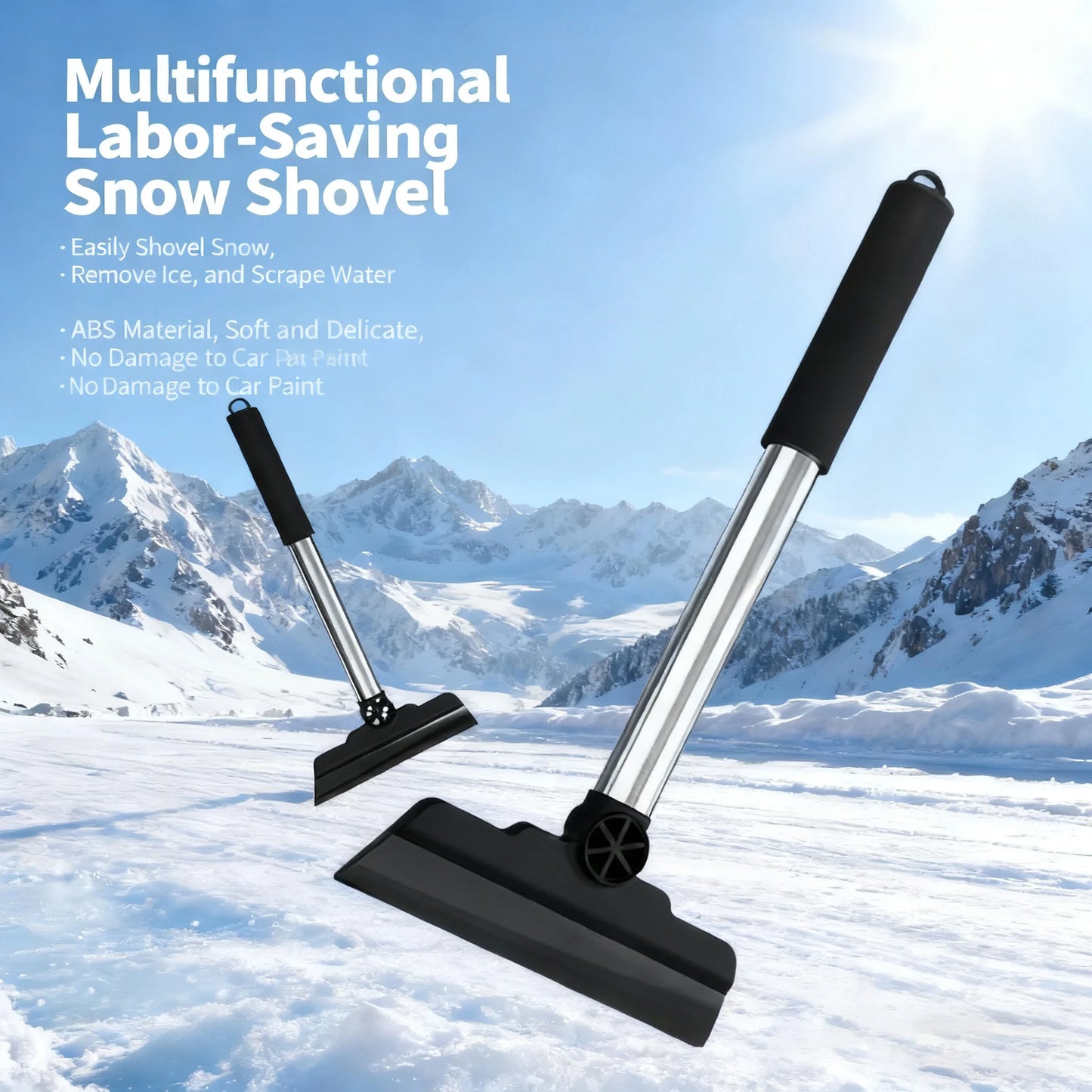 Durable Car Windshield Snow Shovel Winter Cars Window and Door Removes Snow and Frost Cleaning Scraper Tool Auto Cleaning Tools