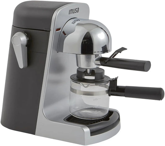 4cup Electric Bistro Espresso Cappuccino Maker, Silver
