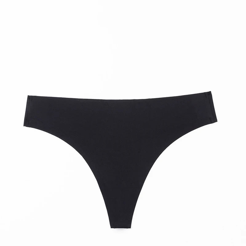 10PCS/Set Women's Panties Black Female Thongs Sexy Lingerie Breathable Underwear Sports Comfortable G-Strings Seamles Panty