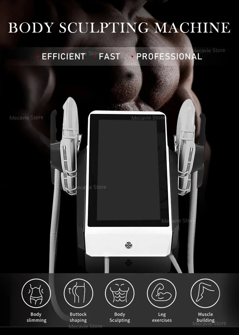 Fat Removal Neo Portable Electromagnetic Body Slimming Muscle Stimulate Body Slimming Build Muscle EMS Machine Mecavie