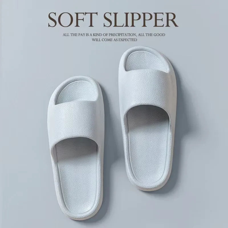 EVA Men Sandals Flip Flops Man Slippers Solid Color Simple Non-slip Soft Sole Comfortable Shower Slippers Outdoor Couple Shoes