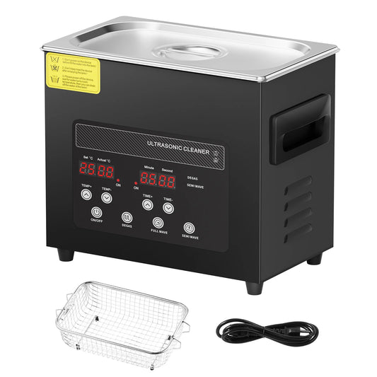SucceBuy 2-30L Ultrasonic Cleaner Digital Ultrasound Cleaning Machine with Upgraded Degassing and Gentle Mode for Jewelry Glass