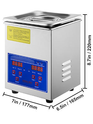 SucceBuy 6L Ultrasonic Cleaner Lave-Dishes Portable Washing Machine Dishwasher Digital Ultrasound Bath Home Clean Appliances